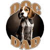 Beagle Dad Graphic Tee