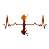 Heartbeat Dancer Silhouette
