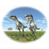Monolophosaurus in a Prehistoric Landscape