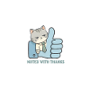 Grumpy Cat Thumbs Up Thanks