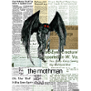 Mothman Newspaper Collage
