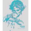 Cyan Coffee Sketch Portrait