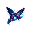 Cosmic Nebula Butterfly