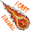 Flaming Meteor D20