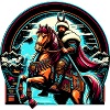 Warrior Horseman Art