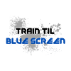 Blue Screen Glitch Splash