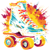 Roller Skates Splotch