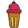 Pink Ice Cream Pop Art Cone