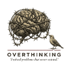 OverthinkinG Brain Barbed Wire