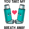 Funny Asthma Inhalers Love T-Shirt