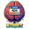 Retro Brain 404 Internet
