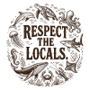 Respect the Locals Ocean Circle