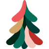 Vivid Abstract Evergreen – Christmas