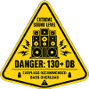 Extreme Audio Warning Sign