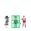 Cellblock Trio Jail Scene