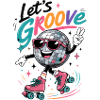 "Let's Groove" Retro Roller-Skating Disco