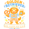 Golden Retriever Oktoberfest Cheer