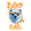 Dog Dad Graffiti Bear funny dogs 