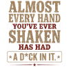 Handshake Innuendo Shirt Bold Text