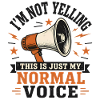 Normal Voice Megaphone Tee