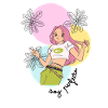 Pastel Leafy Heroine