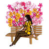 Floral Bloom Bench Serenity