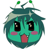 Cute alien anime style 