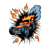 Blazing Hot Rod Rampage