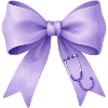Lavender Bow Stethoscope