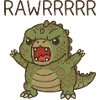 T Rex Funny Dinosaur Cartoon