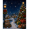Snowlit Christmas Village