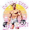 Retro Muscle Lift Meme