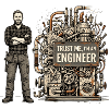 Steampunk Engineer Portrait Machine