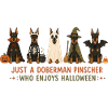 Doberman Halloween Crew