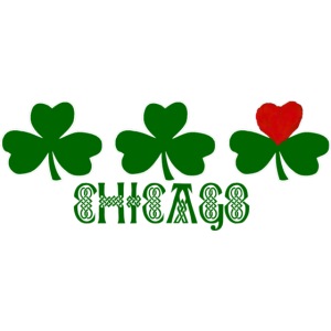 Chicago Shamrock Heart