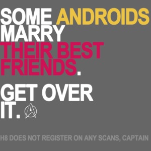some androids marry bffs black shirt