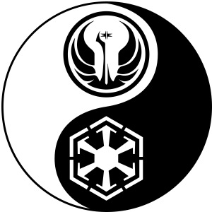 Star Wars SWTOR Yin Yang 1-Color Dark