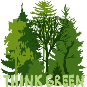 EARTHDAYCONTEST Earth Day Think Green forest trees