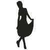 Lady in dress