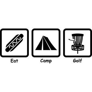 Eat Camp Disc Golf Copyright Kathleen Loraine