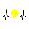 Tennis ECG, Heartbeat & Tennis Ball