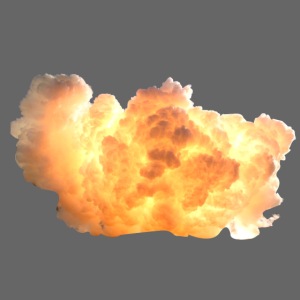 Da Bomb, Firey Explosion T-shirt Design