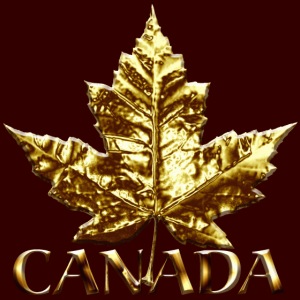 Gold Canada Maple Leaf Souvenir