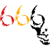 666 skull v2 (© alteerian)
