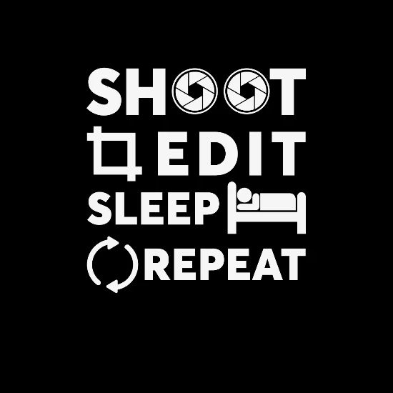 Shoot Edit Sleep Repeat Photographer T Shirt Trucker Cap Spreadshirt