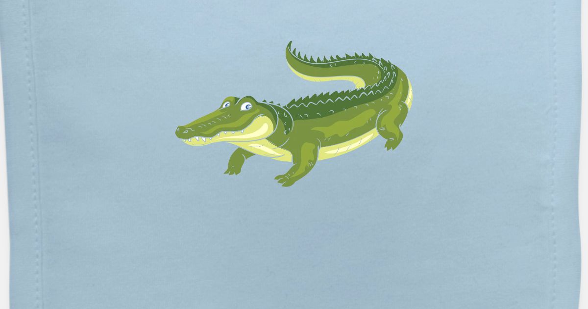 Children S Alligator Crocodile Motif Baby Bib Spreadshirt