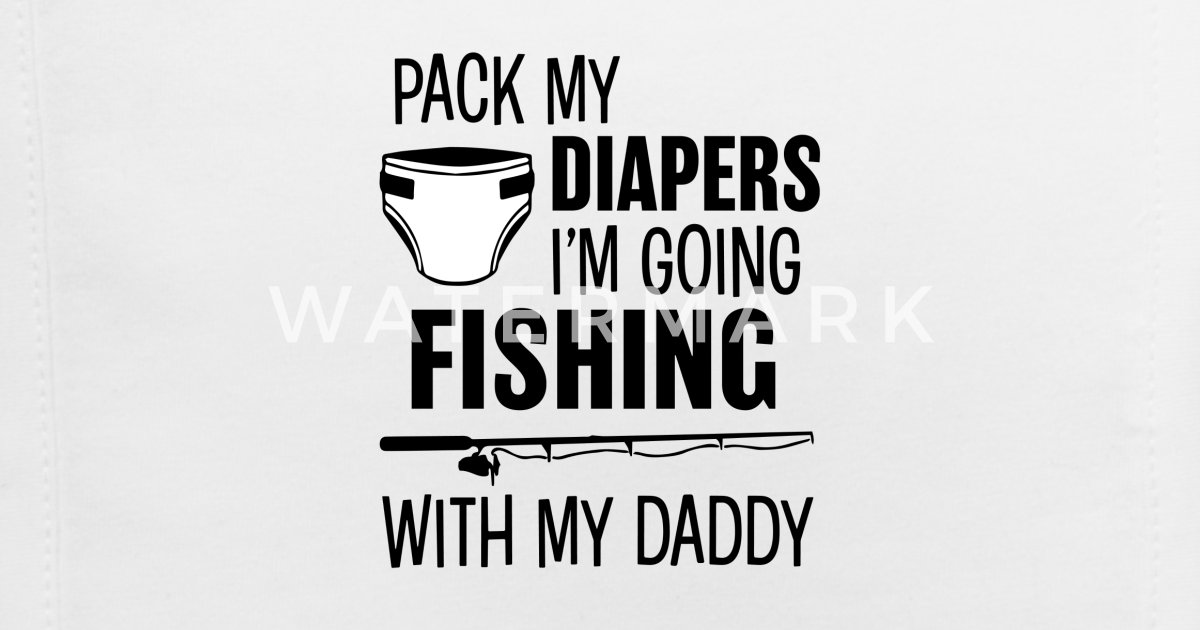 BabyPrem Baby Bib FISHING With Daddy VELCRO® Brand Fastener Daddy Shower Gifts 