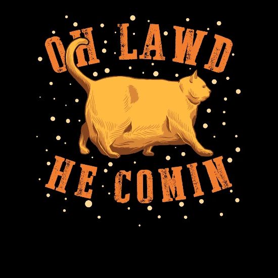 Oh Lawd He Comin Chonk Chart Meme Cat Funny Unisex Vintage Sport T Shirt Spreadshirt