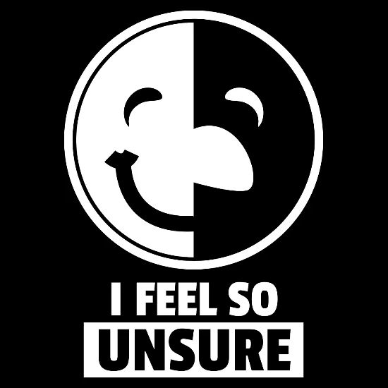 I Feel So Unsure Half Happy Half Sad Face Black Men S Hoodie Spreadshirt