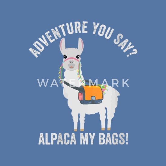 TEEPOMY Alpaca Adventure You Say Alpaca My Bags Unisex Hoodie 
